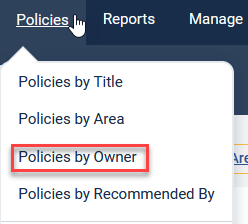 Policy Owner Highlighted